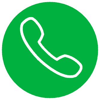 a green phone icon with a white outline.