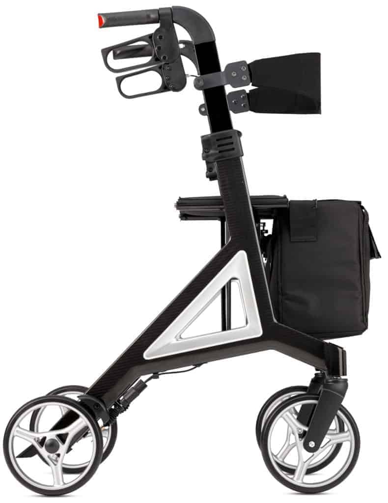 ultralight walker rollator SonderCare™ Carbon Premium Ultralight Rollator - Quality Lightweight Walker - Luxury Folding Rollator