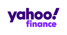 yahoo finance logo on a green background.