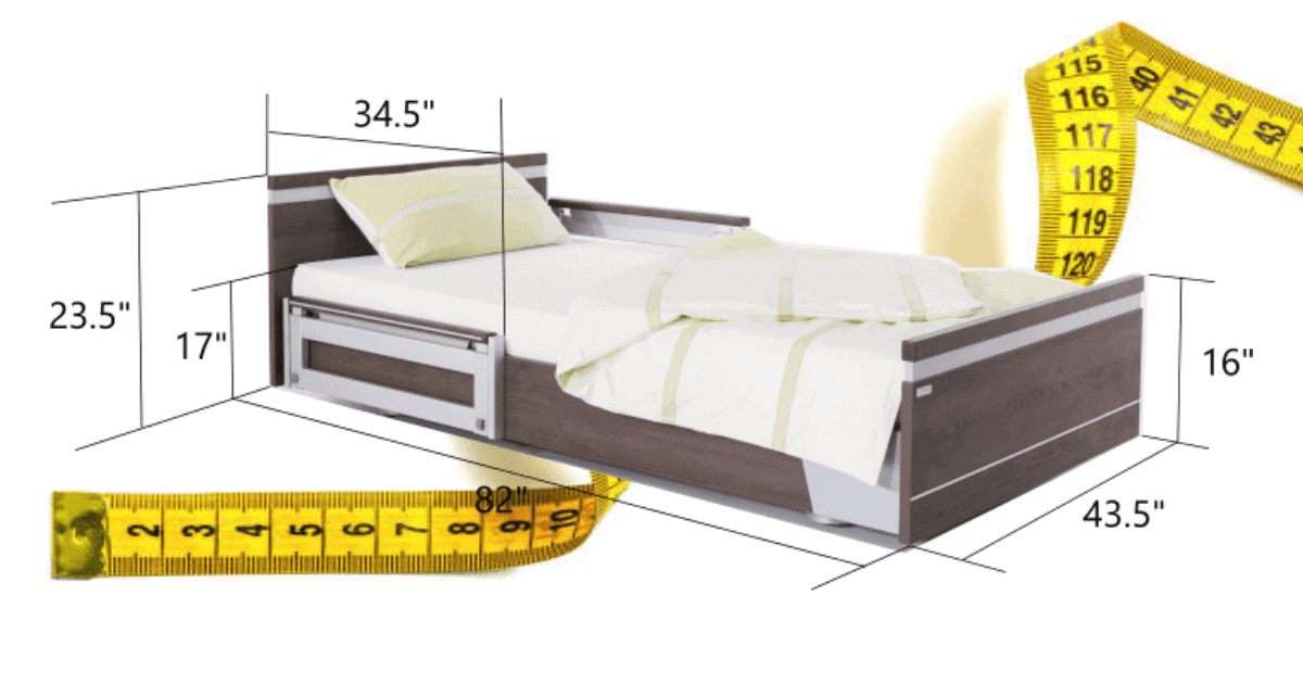 What Is The Standard Width Of A Hospital Bed