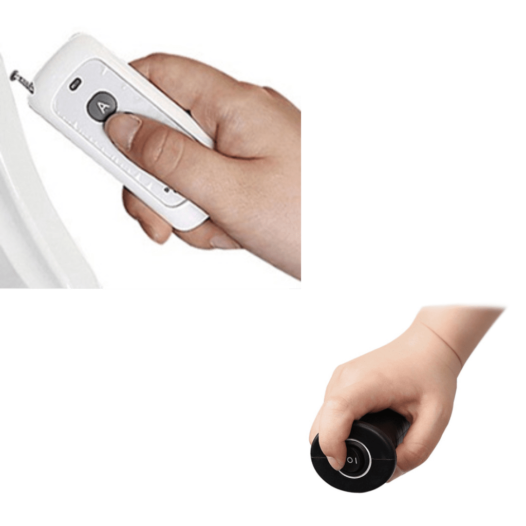 a hand holding a wii remote control in it's left hand.