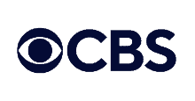 a blue and white logo with the words ocbs on it.
