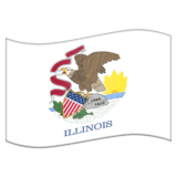 the flag of the state of illinois.