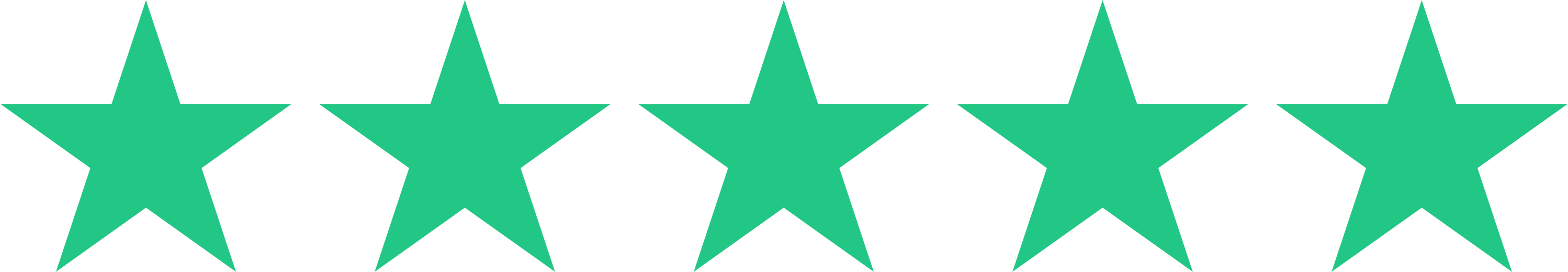 Five green stars in a row on a black background, branded as AuraPREM39.