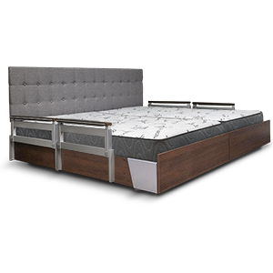 Companion bed from left side angle