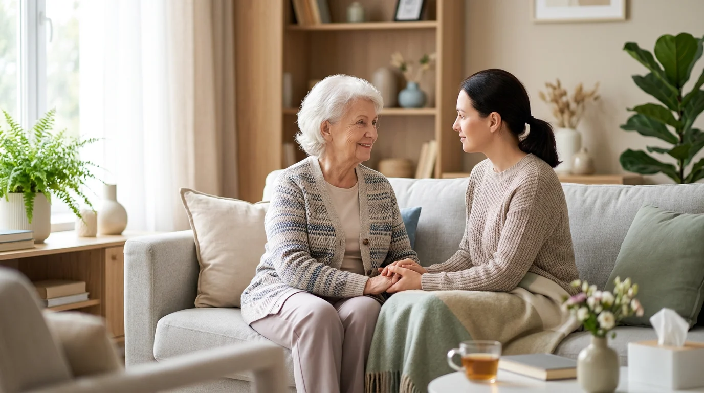 care elderly parent after hospital discharge