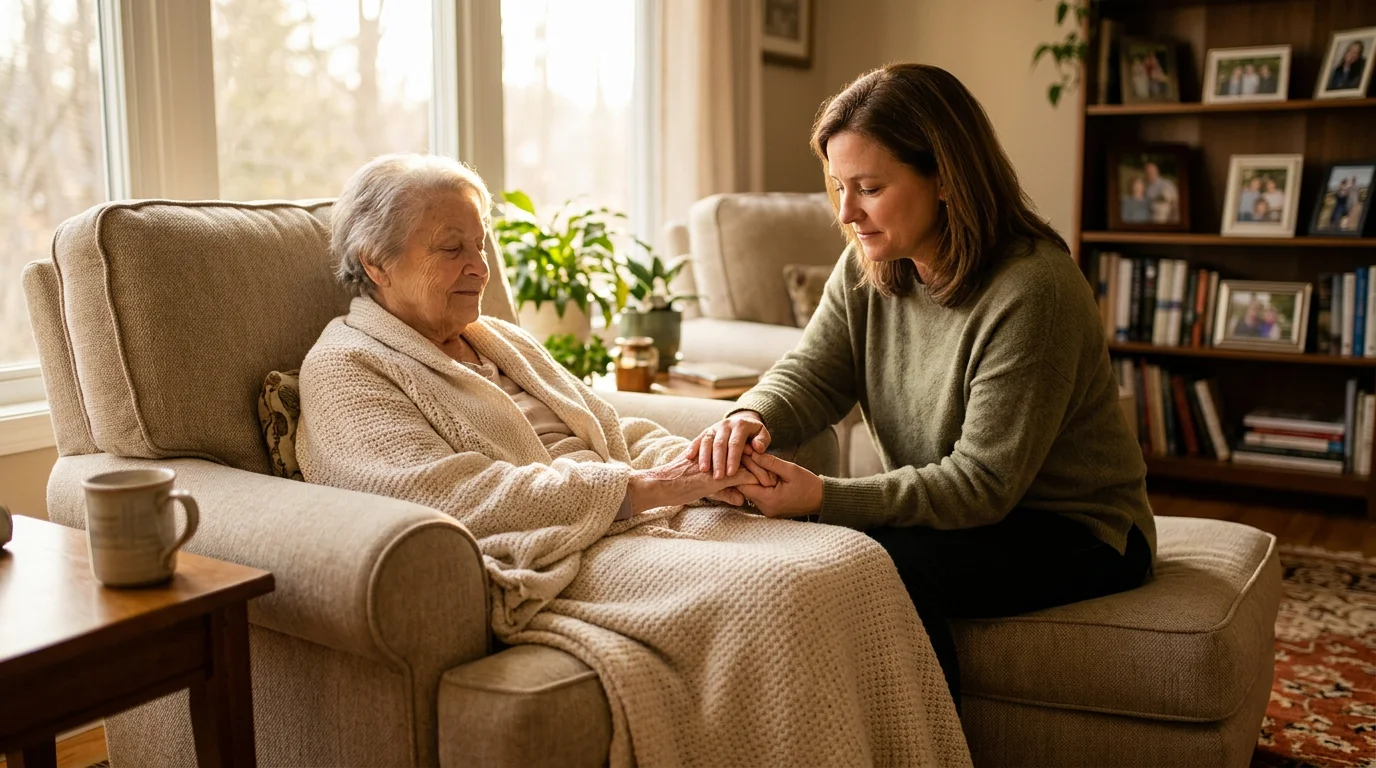 comfort loved one end of life