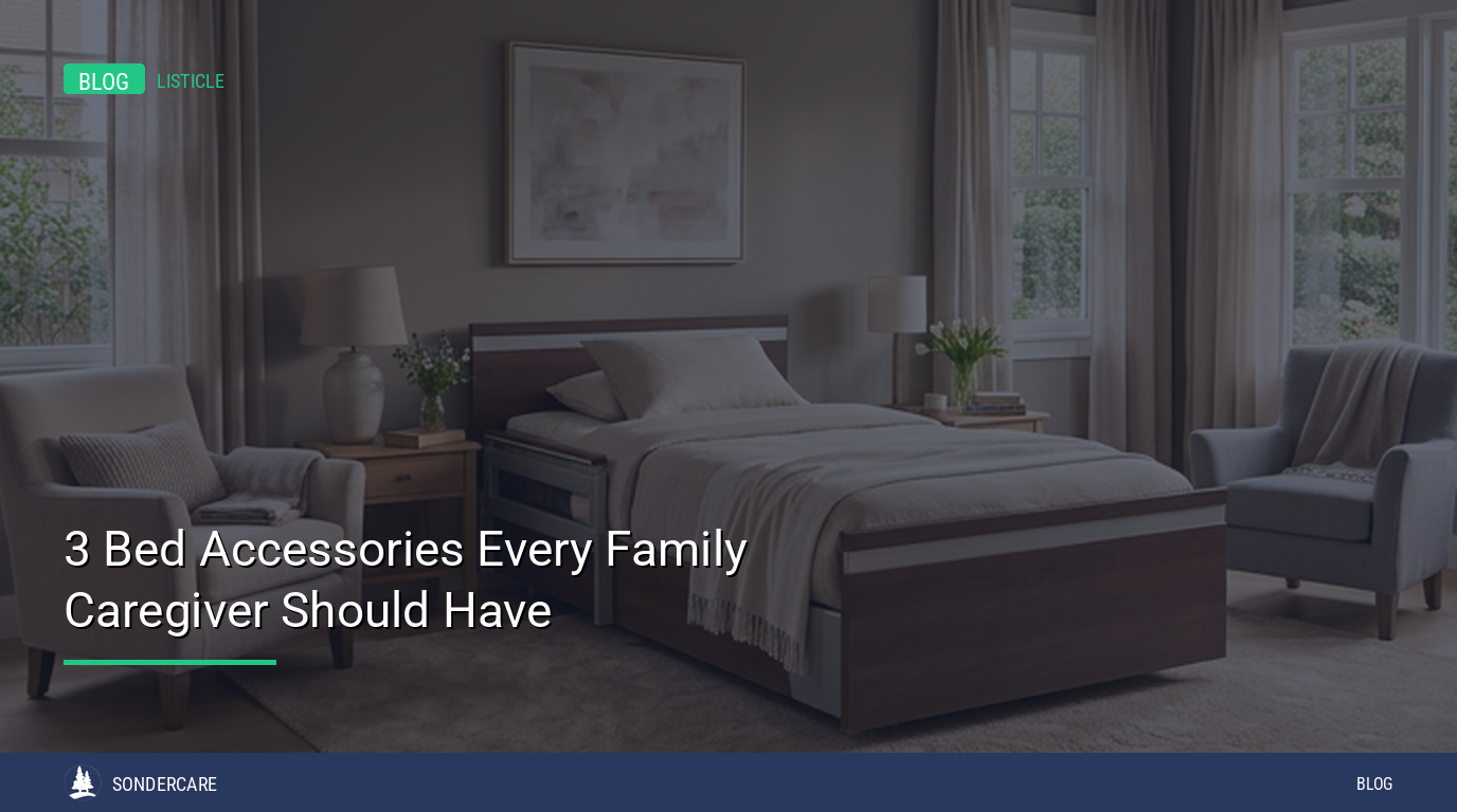 bed accessories for caregivers