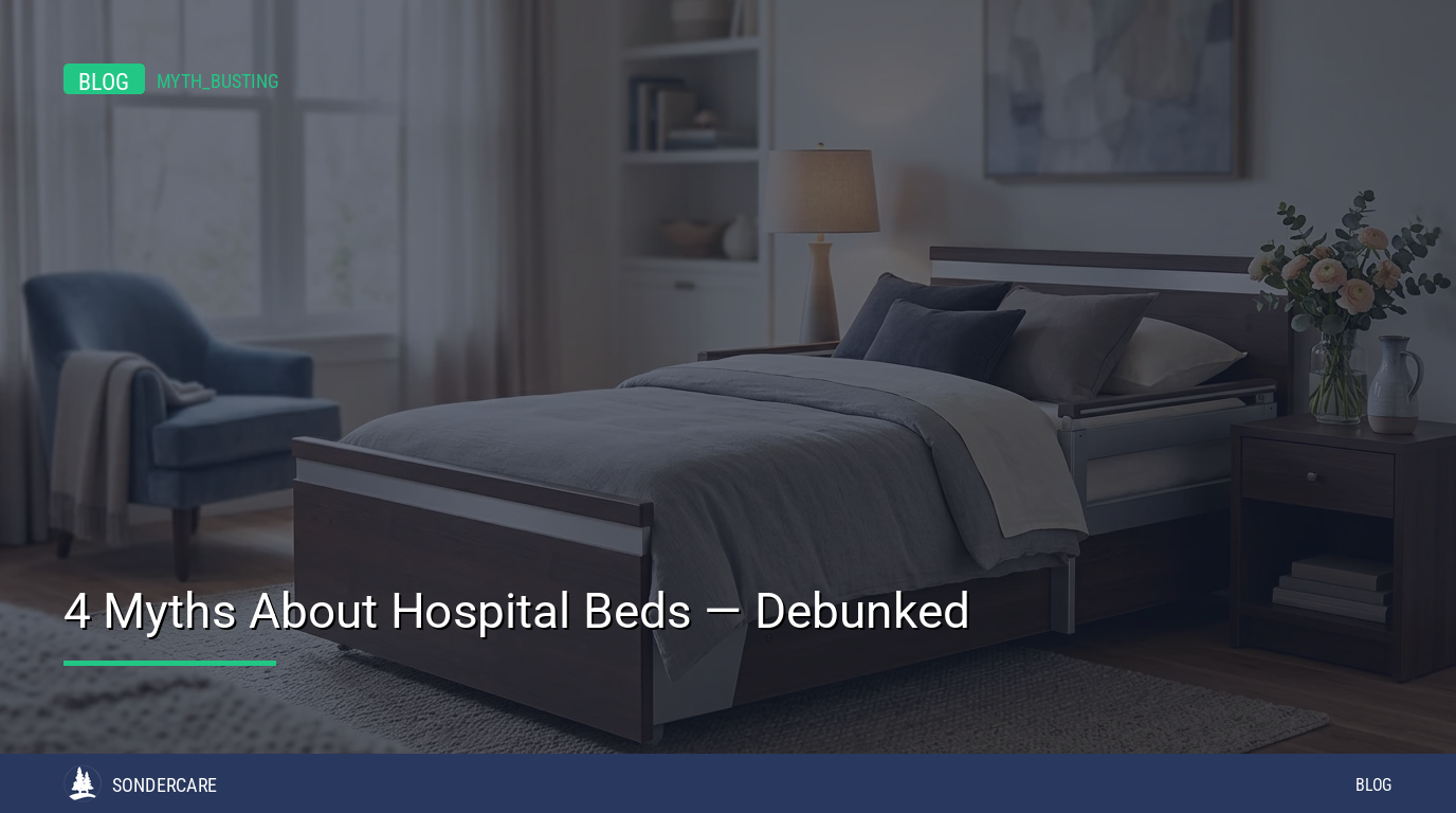 home hospital bed myths