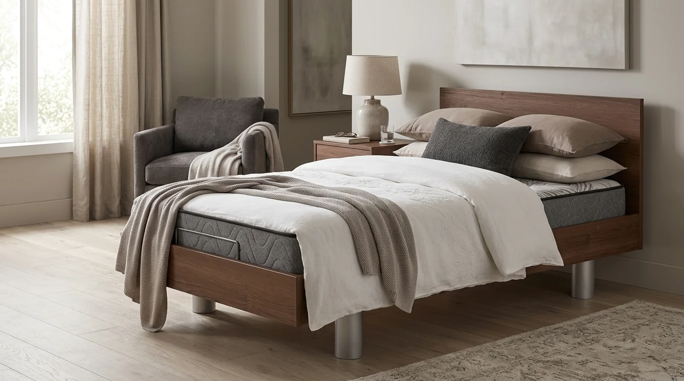 integrating hospital beds into luxury bedrooms
