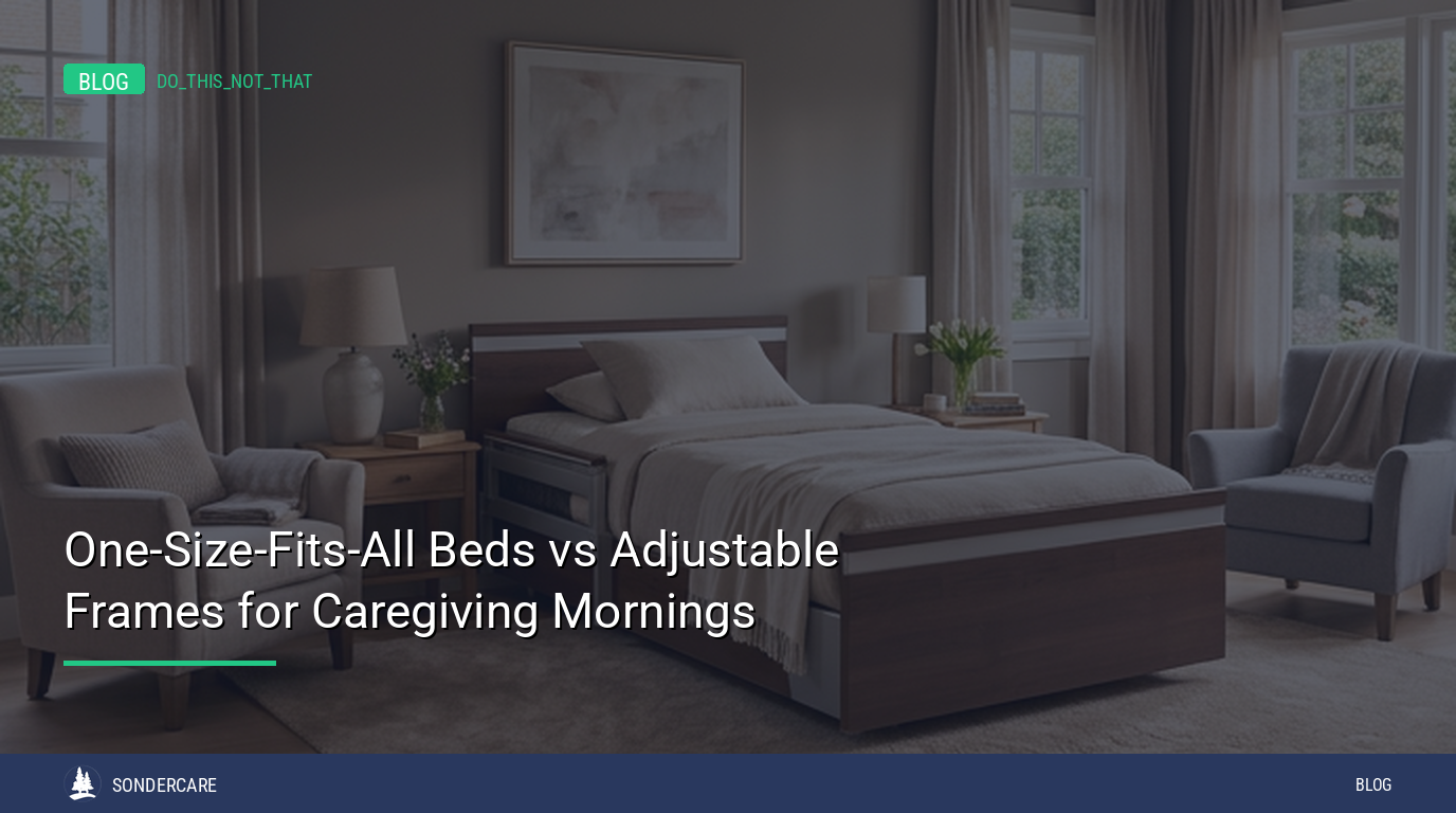adjustable beds for caregiving