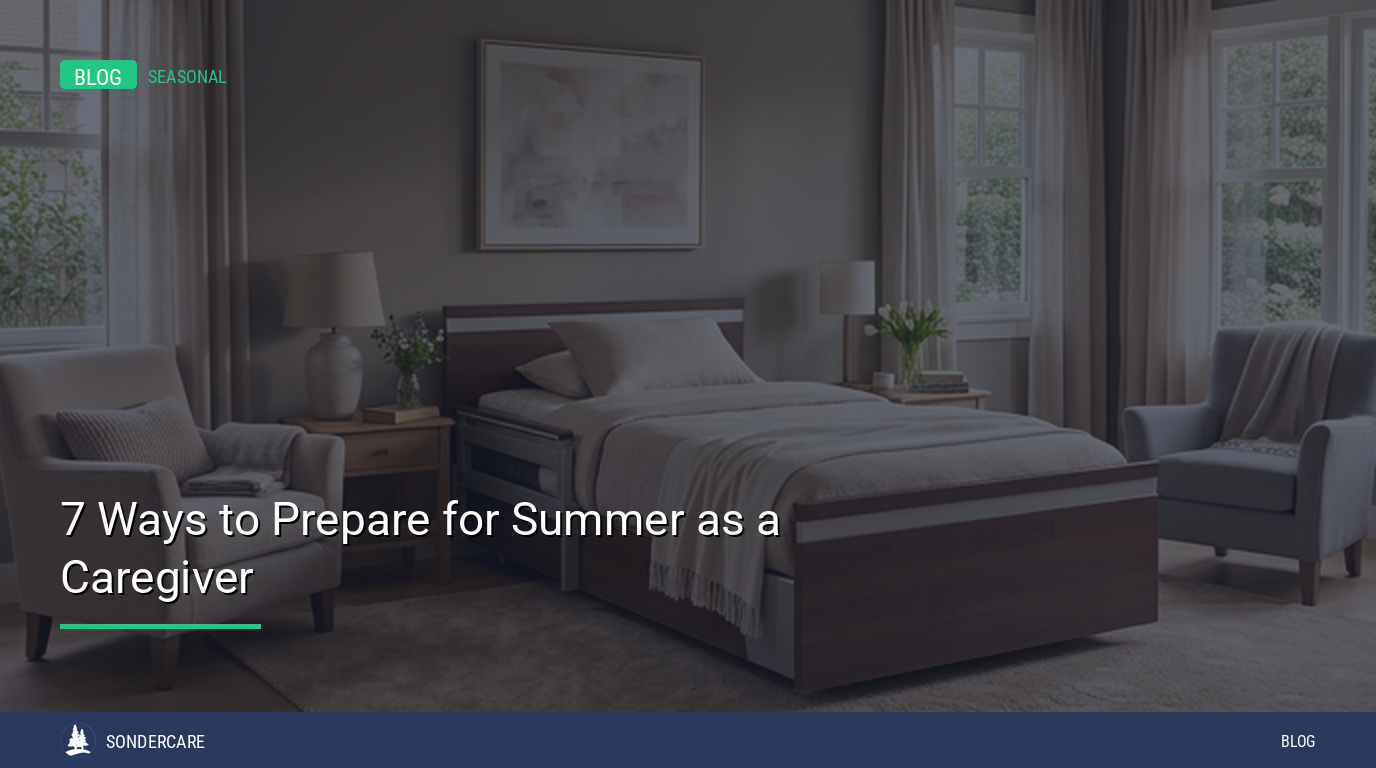 how to prepare for summer as a caregiver