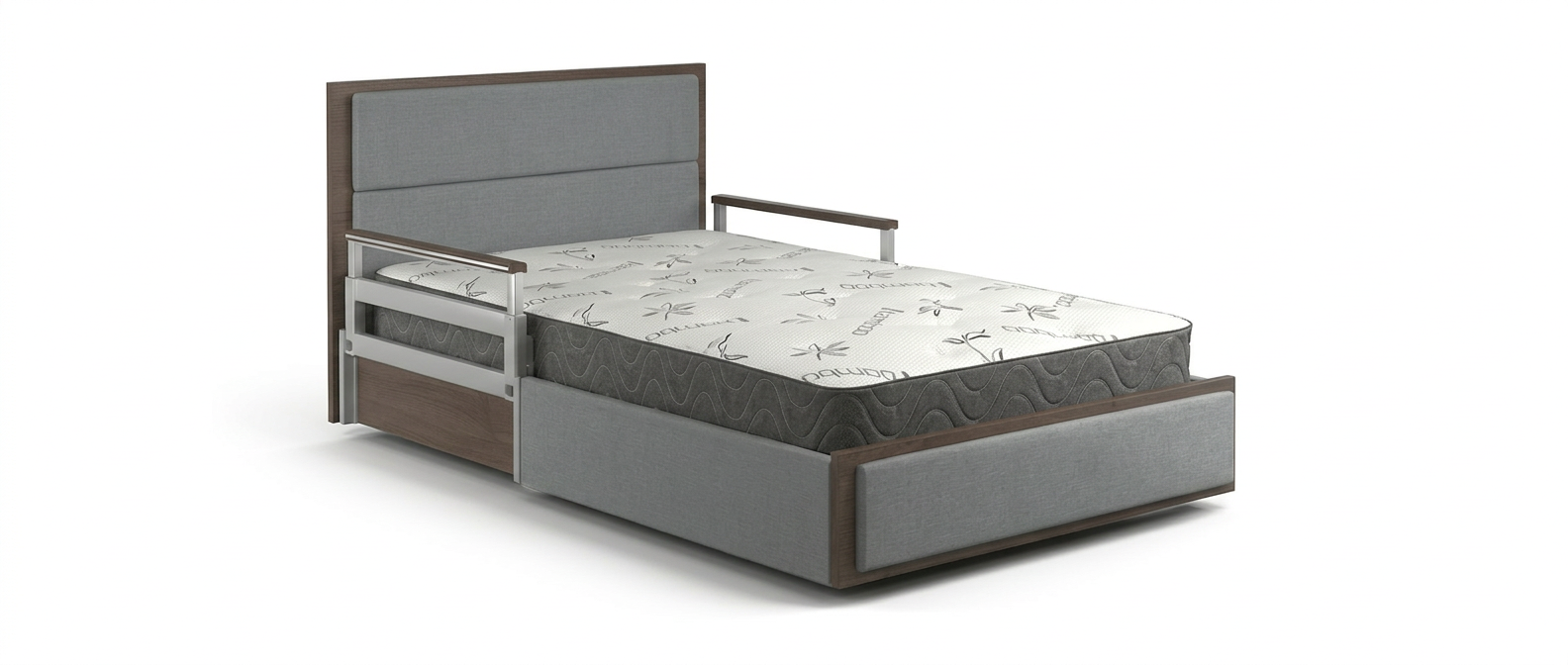 SonderCare Aura Extra Wide Platinum 48 inch bed