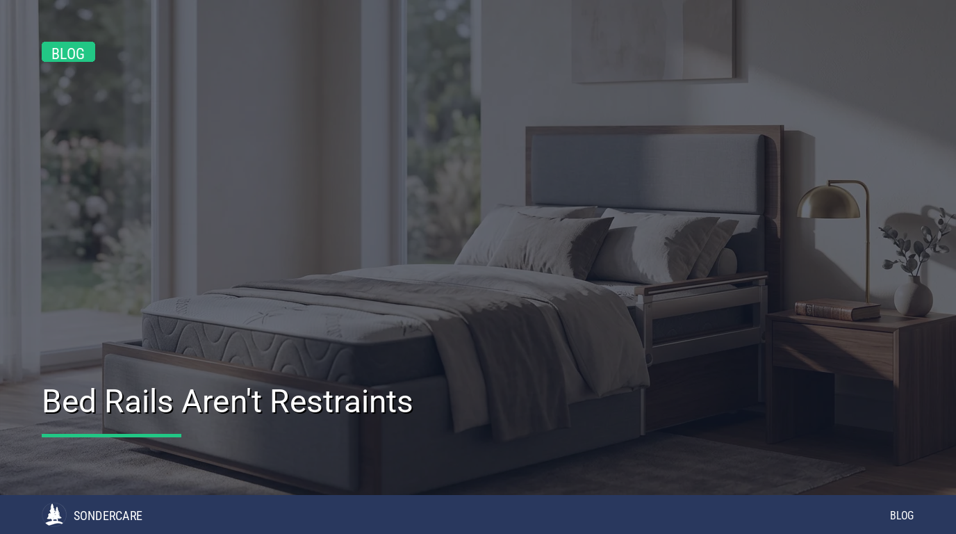hospital bed rails vs restraints