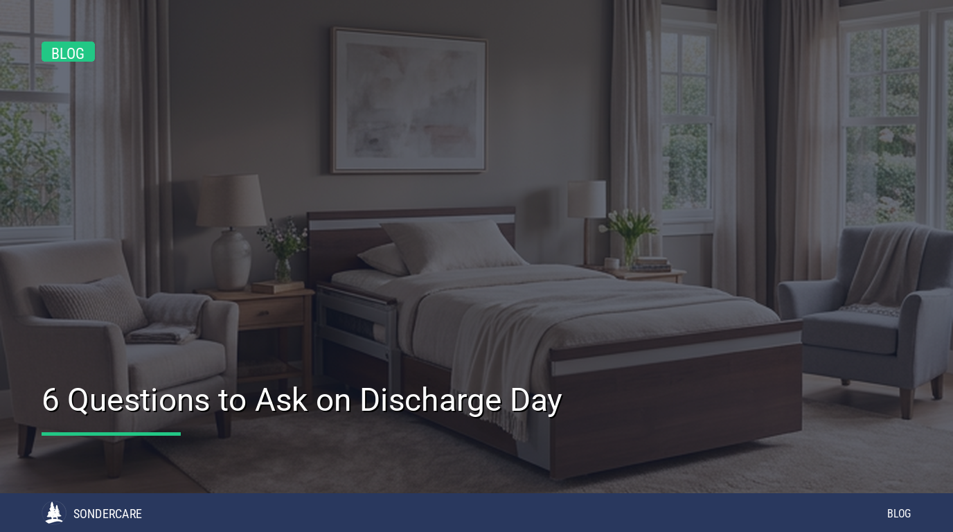 questions to ask before hospital discharge
