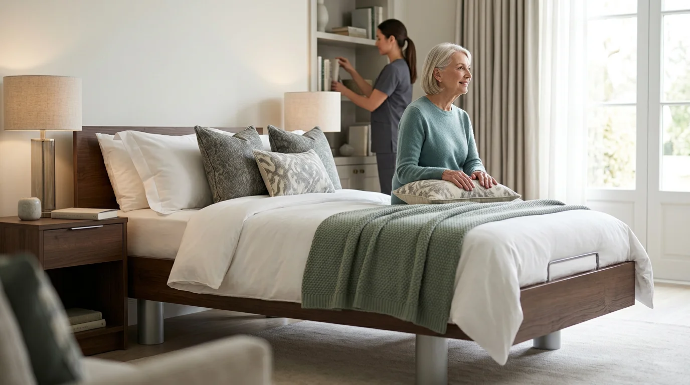 bed aesthetics boutique senior-living facility