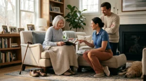 who receives in-home health care