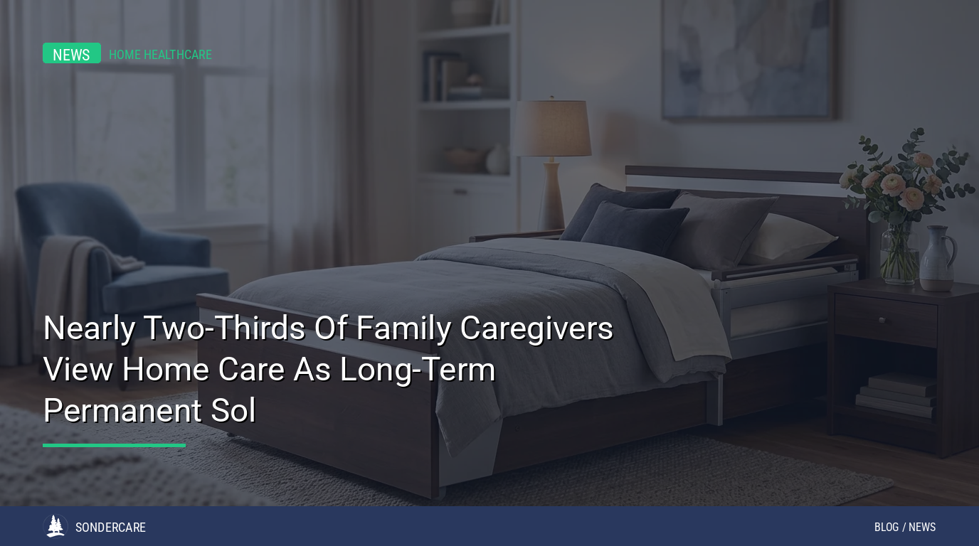 Nearly Two-Thirds of Family Caregivers View Home Care as Long-Term or Permanent Solution