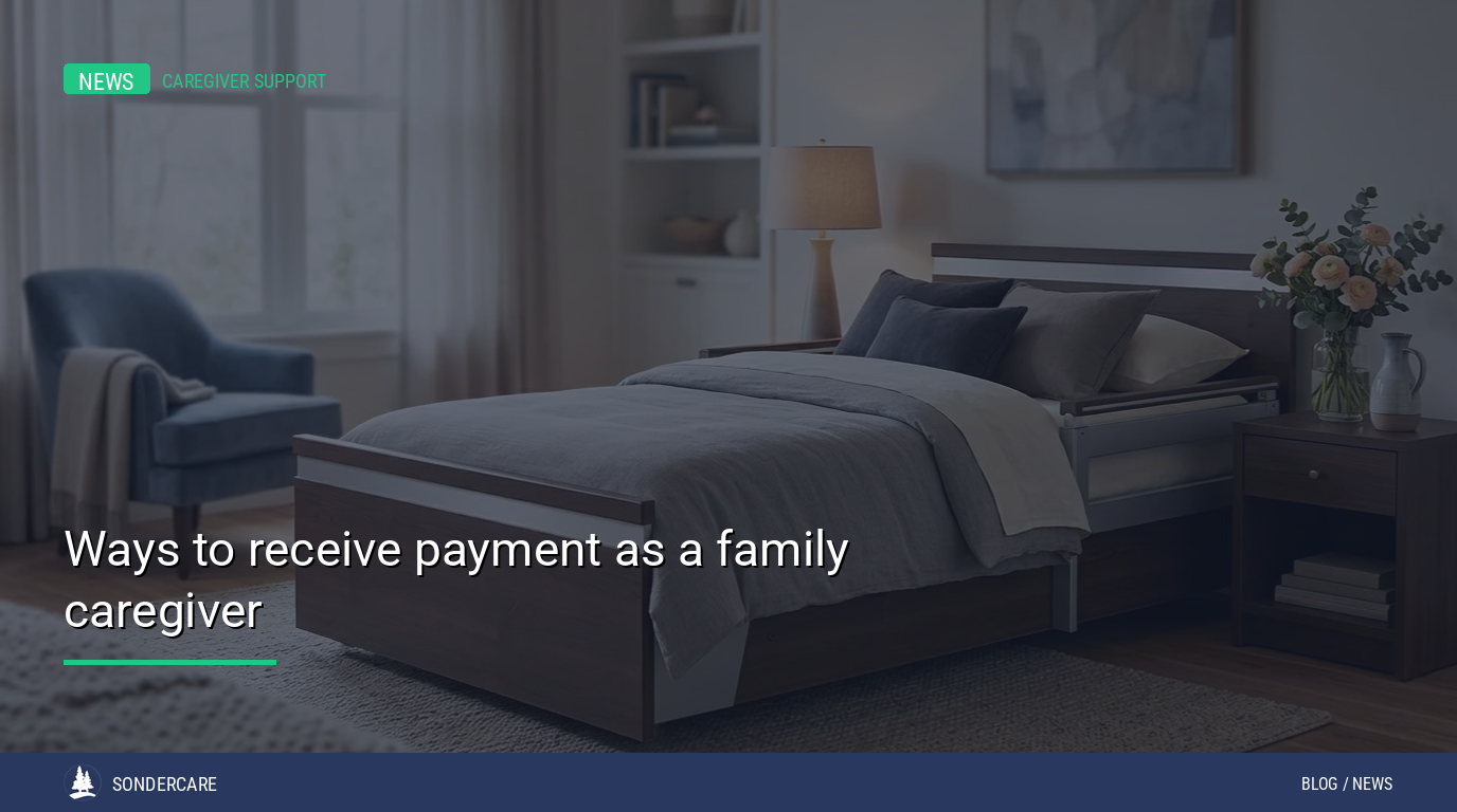 Family caregiver helping an elderly person at home
